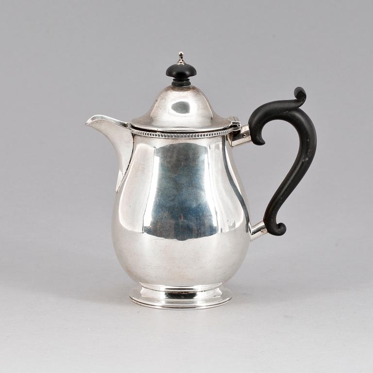 KAFFEKANNA, silver, Docker & Burn, Birmingham, England, 1851.