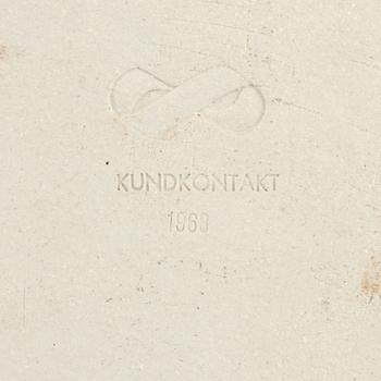 VÄGGRELIEF, stengods, Stig Lindberg, Gustavsberg, signerad i godset, 1900-tal.