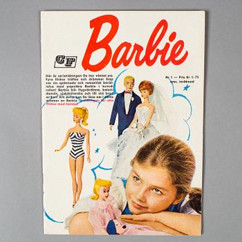 BARBIE, serietidning #1, Stockholm, 1963.