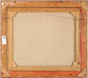 OKÄND KONSTNÄR, olja på duk, signerad, 1900-al.