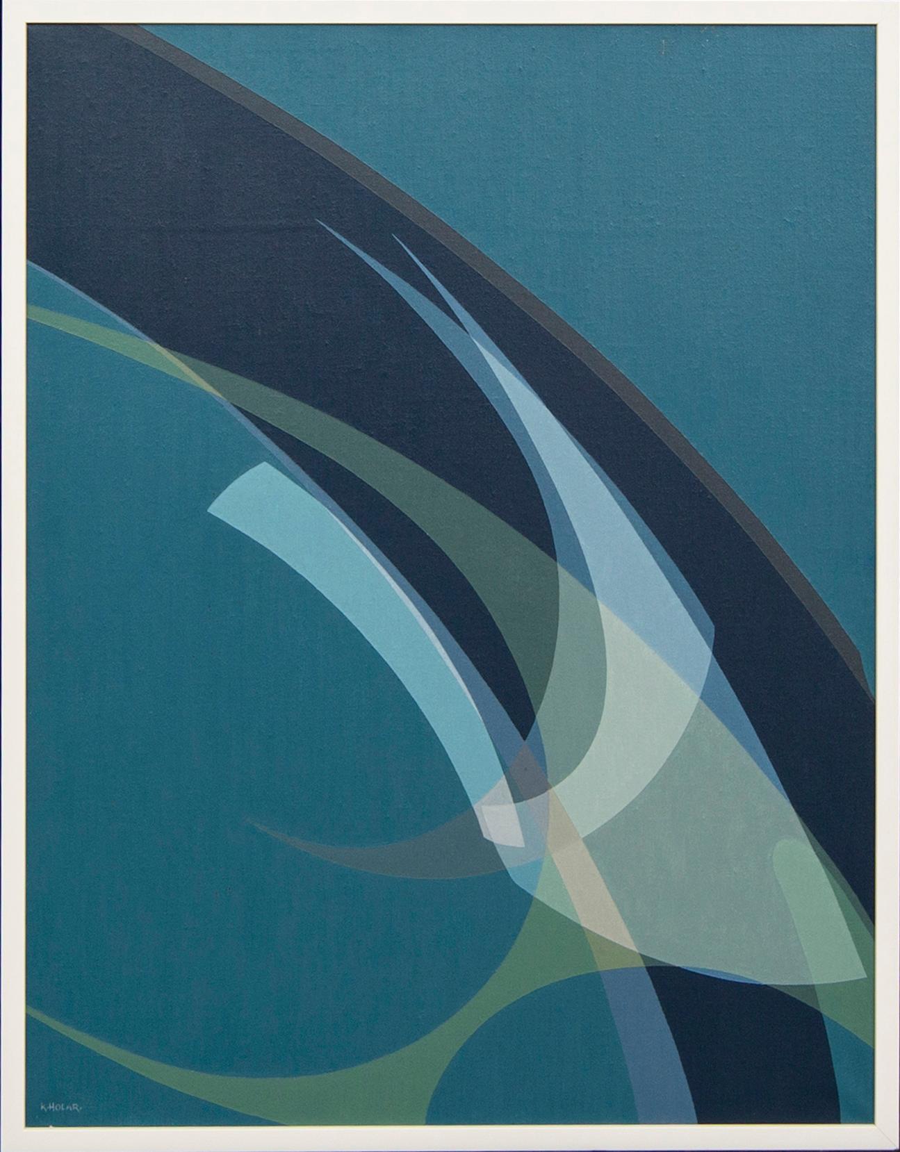 Knud Holar , olja på duk signerad.