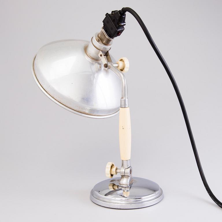 KURT ROSENTHAL, a mid 20th century infrared heater / table lamp.
