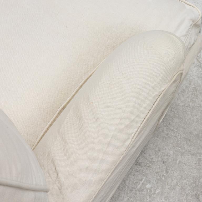 Fåtölj med fotpall, modell "Charles", Jio Möbler.