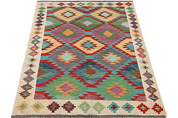 A carpet, Kilim, c. 193 x 143 cm.