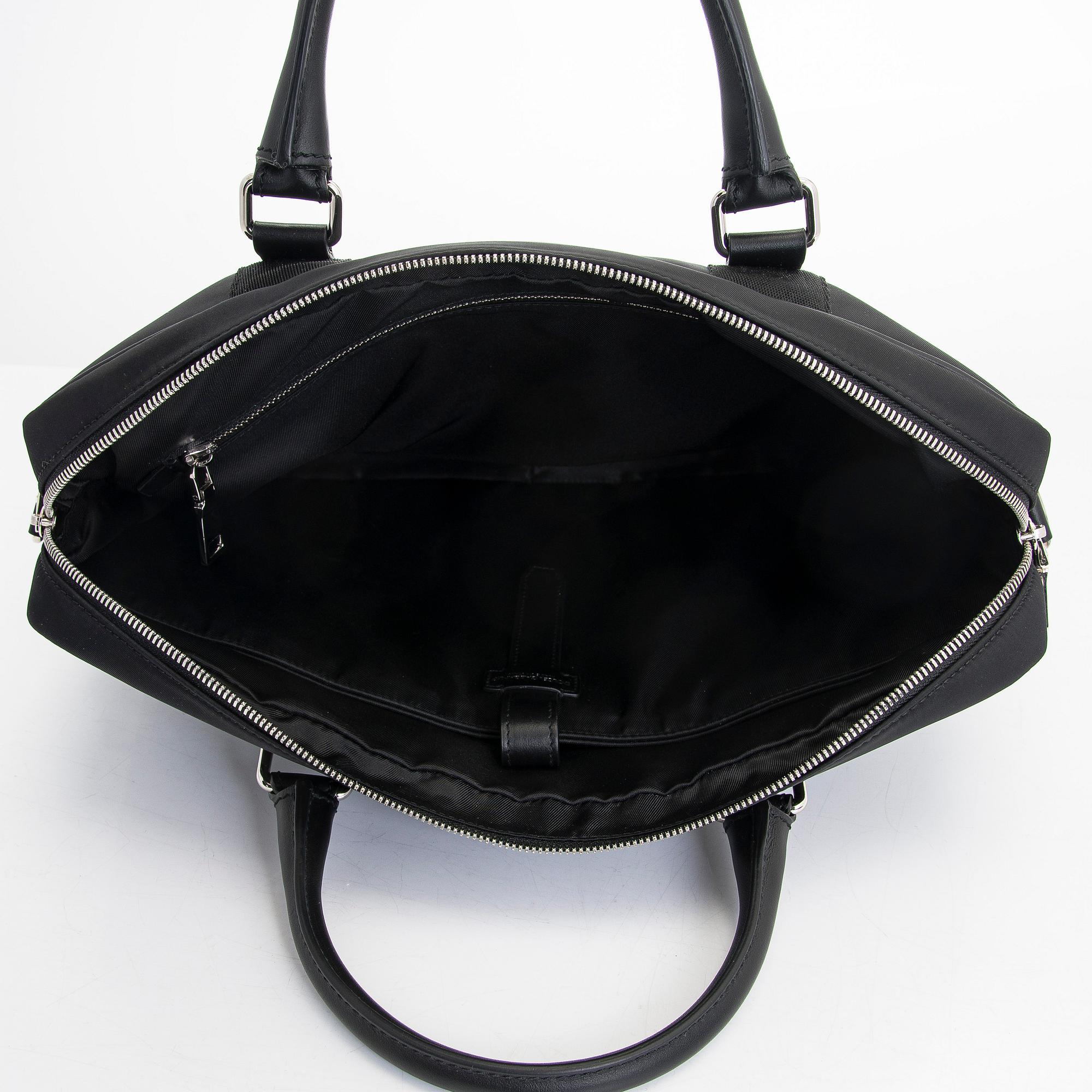 Dolce & Gabbana, portfölj/laptopväska och pouch/clutch.