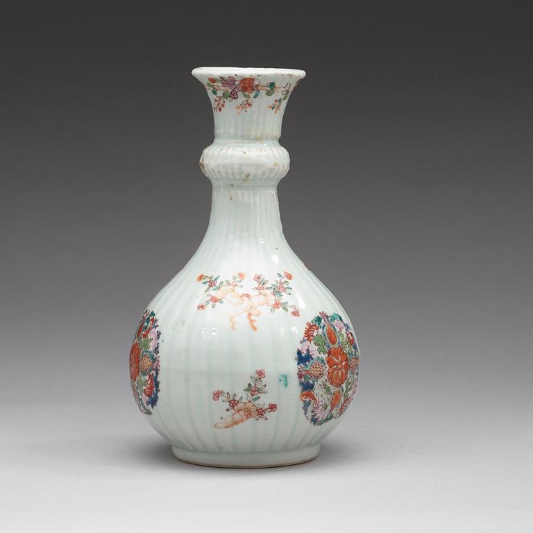 A famille rose vase, Qing dyanasty, Qianlong (1736-95).