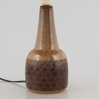 Bordslampa, stengods, Søholm Stentøj, Danmark, 1960/70-tal.