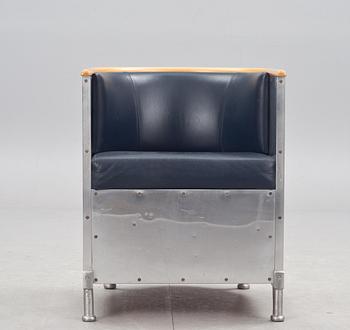 FÅTÖLJ, "Aluminiumfåtöljen", Mats Theselius, Källemo.