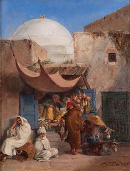 Fritz von Dardel, Bazaar Street, Tunis.