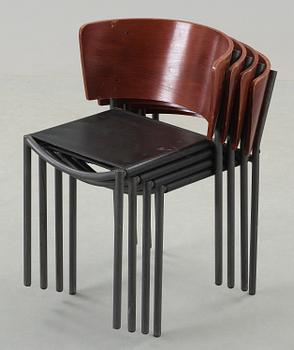 STOLAR, 8 st, "Lilla Hunter", design Philippe Starck, formgiven 1988.