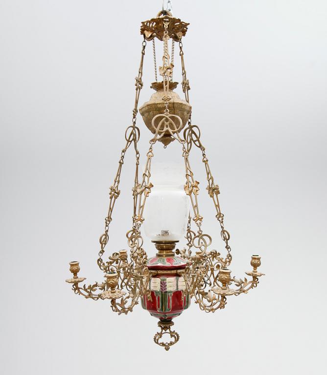 TAKFOTOGENLAMPA, sekelskiftet 1900.