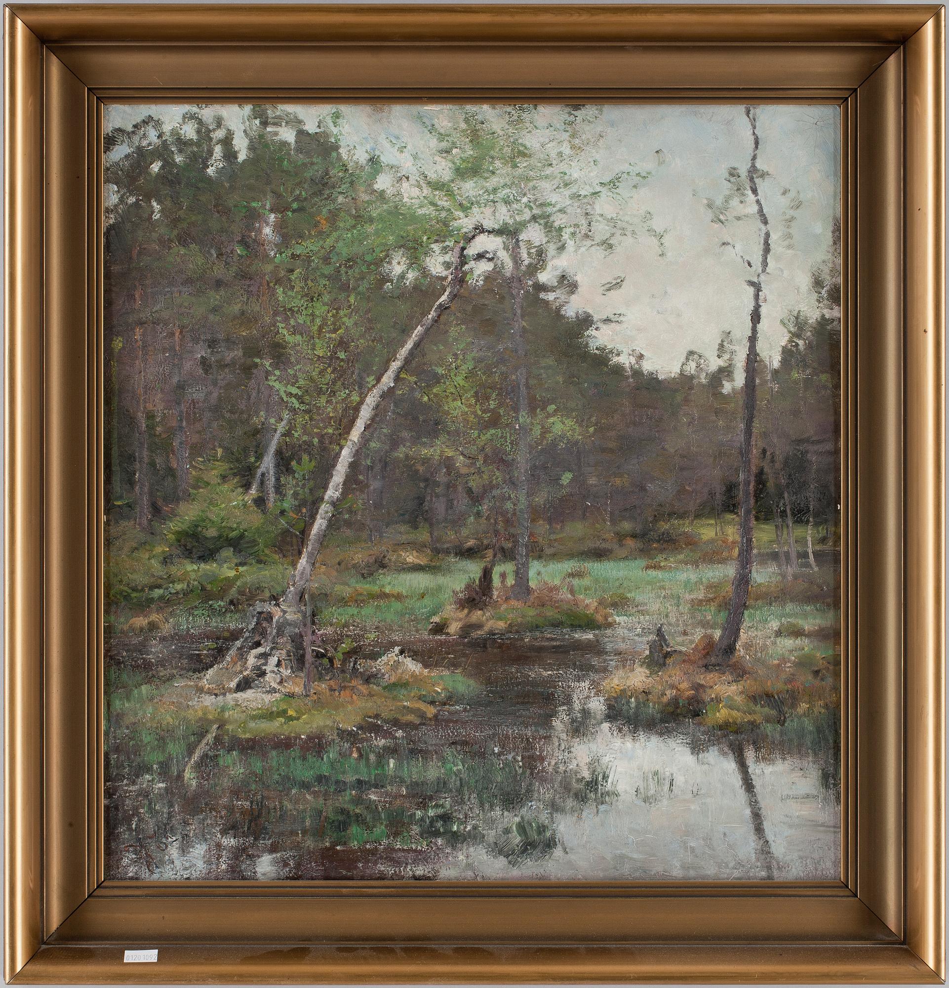 JOHAN TIRÉN, tillskriven, olja på duk, sign.