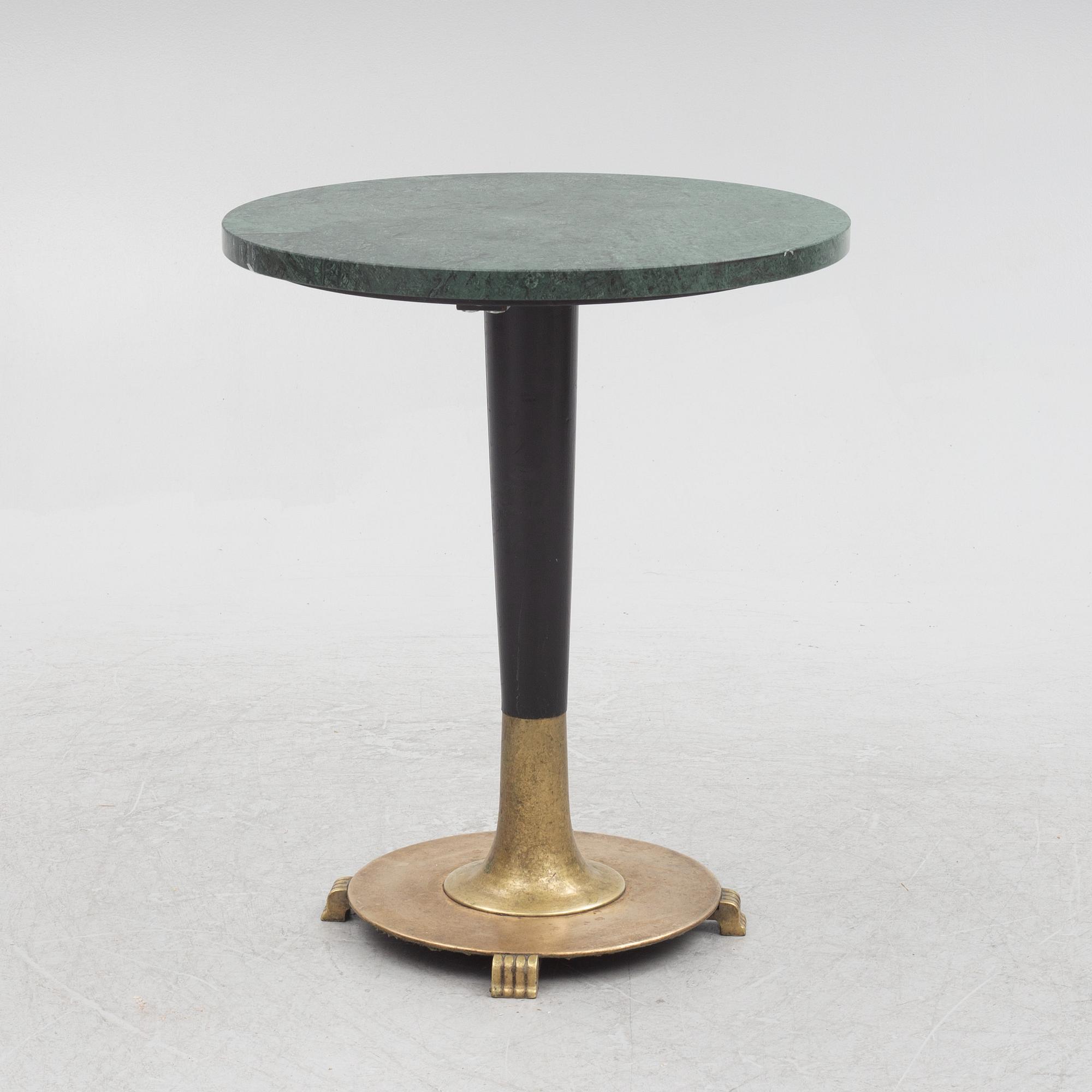 Cafébord, 1900-tal.