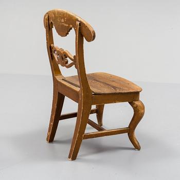 BARNSTOL, allmoge, 1800-talets mitt.