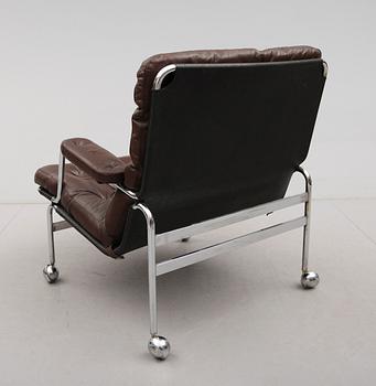 FÅTÖLJ, "Karin", Bruno Mathsson, Dux, 1900-talets andra hälft.