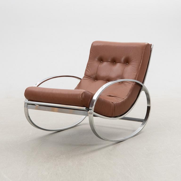 Renato Zevi, Rocking chair, "Ellipse", 1960s/70s.