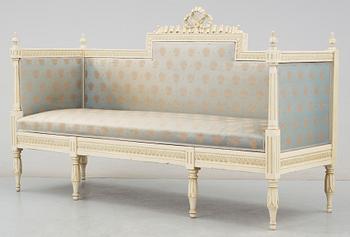 SOFFA, gustaviansk stil, 1800-tal.