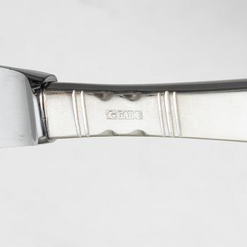 Jacob Ängman, Bestickuppsättning, 75 delar, silver, "Rosenholm", GAB, Eskilstuna, bl a 1978.