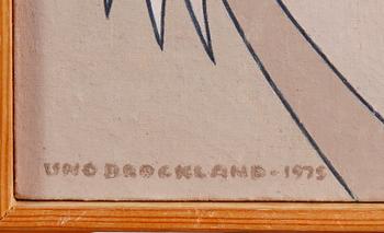 BROCKLAND, UNO, blandteknik, 2 st. Sign o dat.