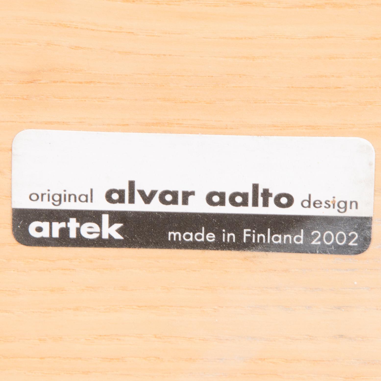 ALVAR AALTO X800C Table by Artek 2002.