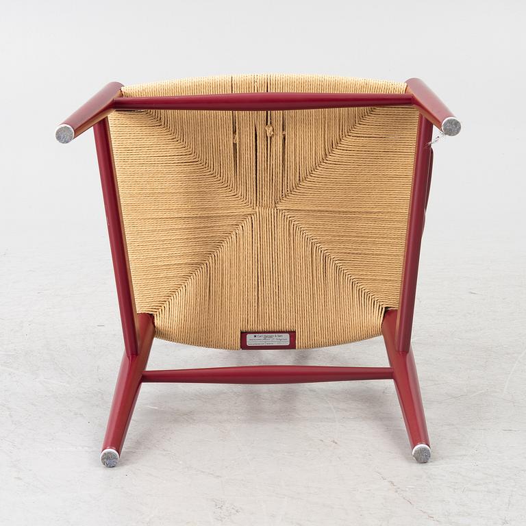 Hans J. Wegner, 6 chairs, model CH-24/"Wishbone Chair", Carl Hansen & Son, Denmark,