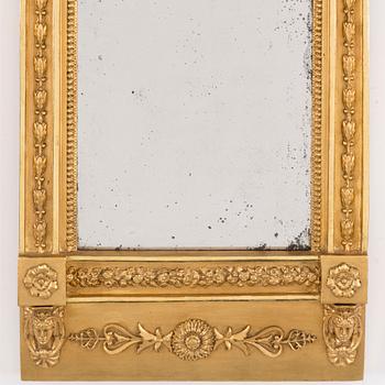 CARL PETTER SANDBERG, a gilt Empire mirror, Stockholm, active 1811-18.