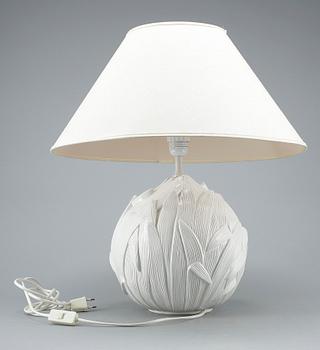 BORDSLAMPA, keramik, 1900-talets andra hälft.