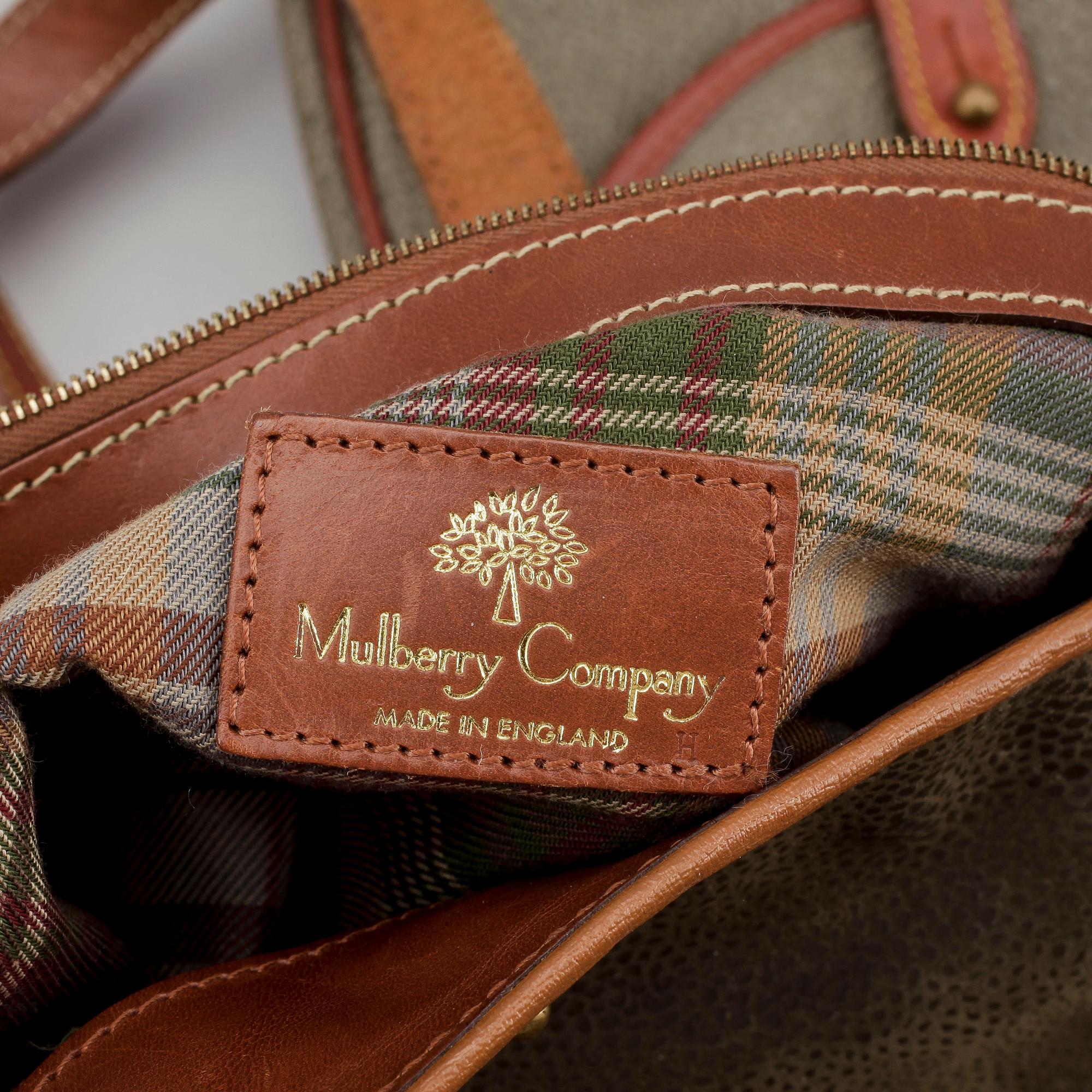 HANDVÄSKOR, 2 st, Mulberry.