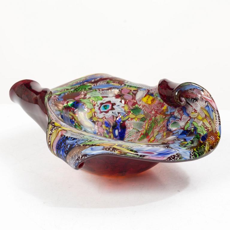 Dino Martens, attributed to, Bowl, “Tutti-Frutti”, Murano, Italy.