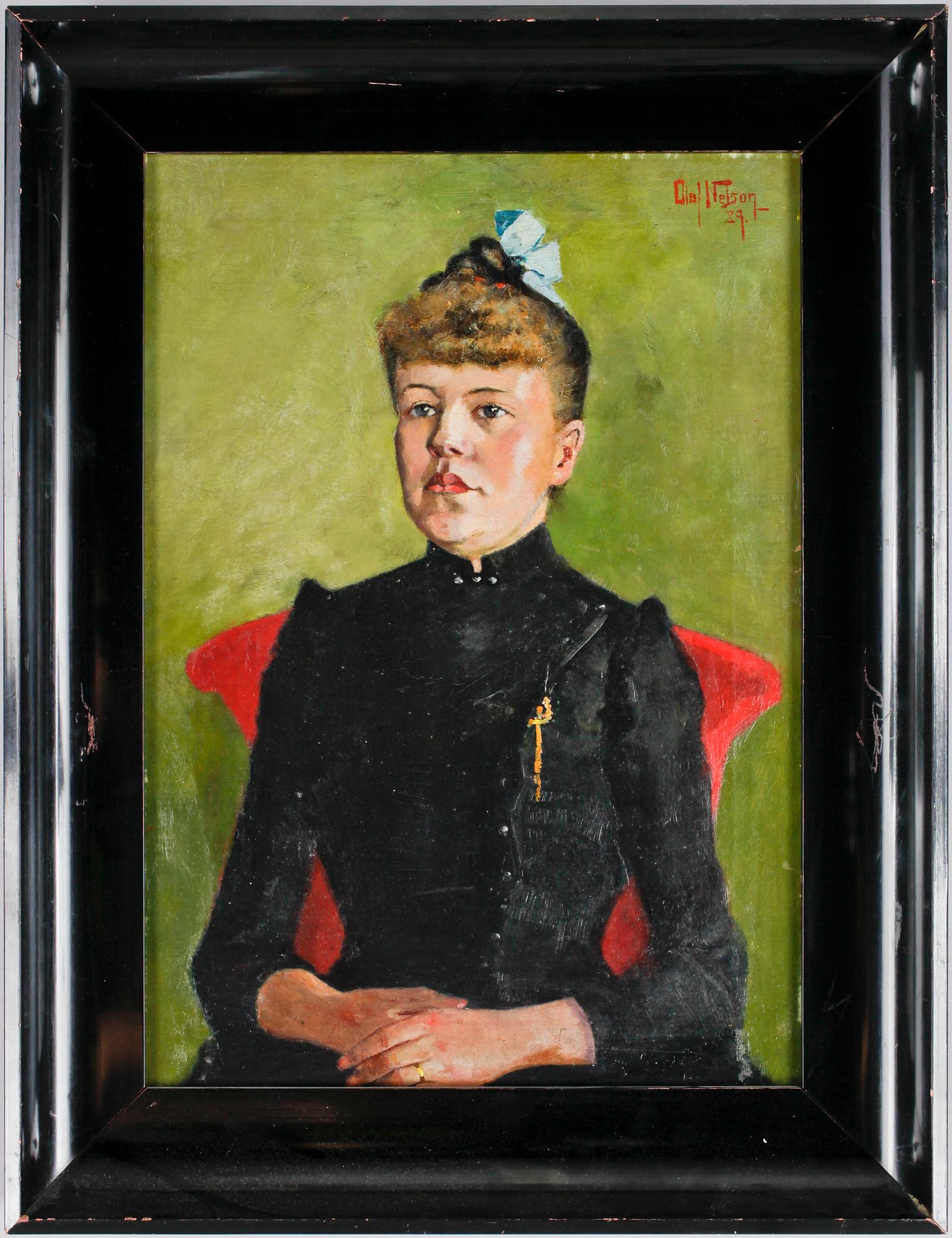 OLOF SAGER-NELSON, olja på duk, sign och dat -89.