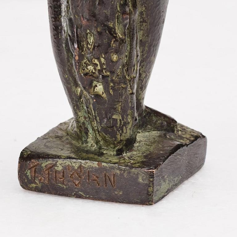 THURE THÖRN, bronze  sculpture, signed T. Thörn.