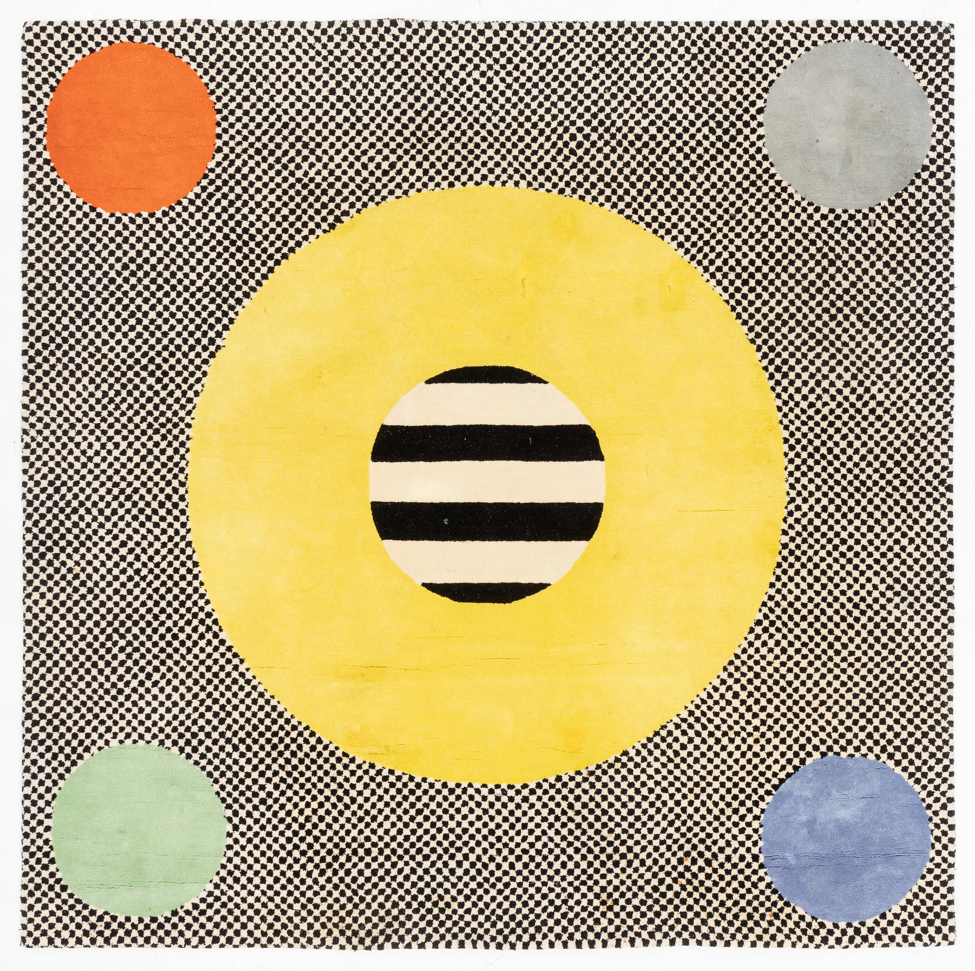 Pia Wallén, matta, tuftad, ca 248 x 250 cm.