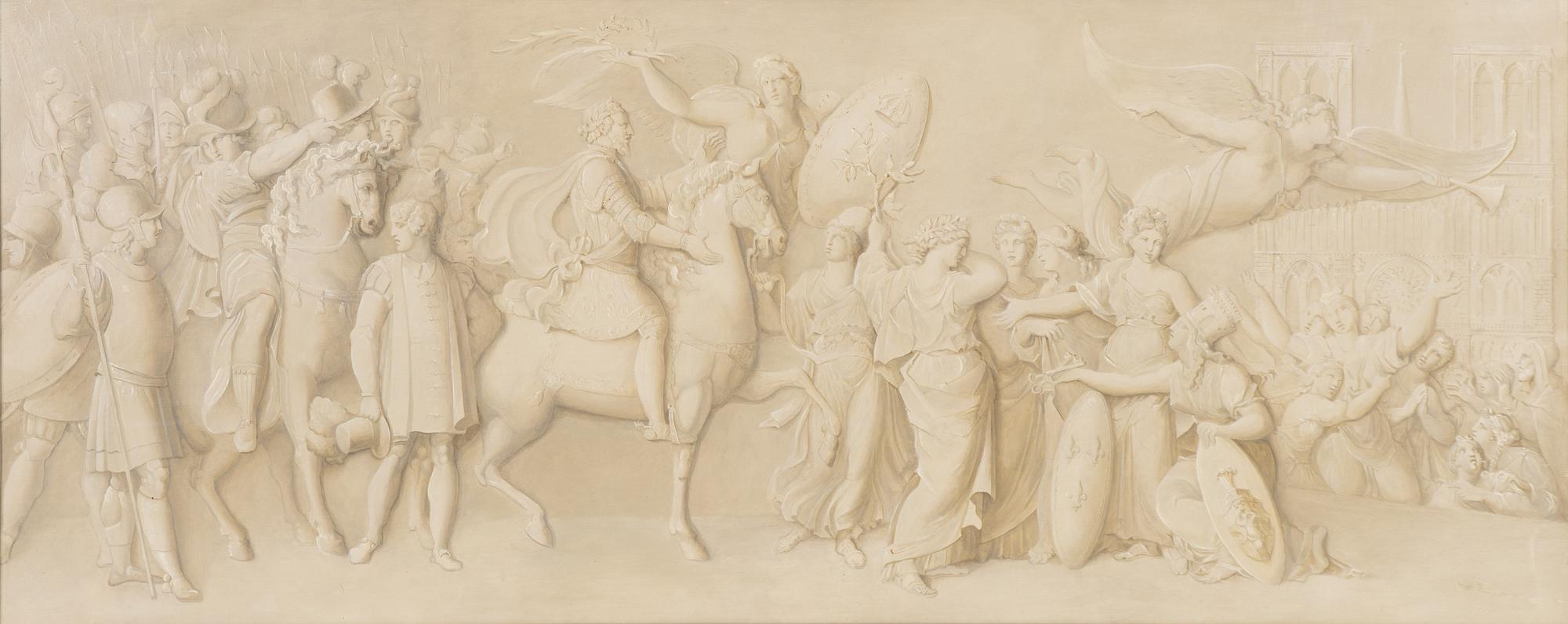 Louis Masreliez, copy after, The Entry of Henry IV into Paris.