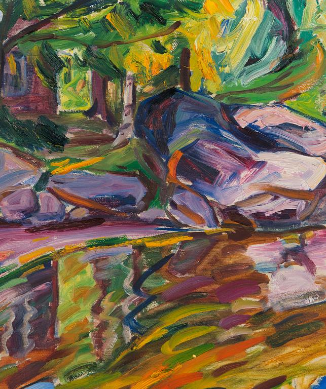 Yrjö Saarinen, 'Landscape at Loppijärvi'.