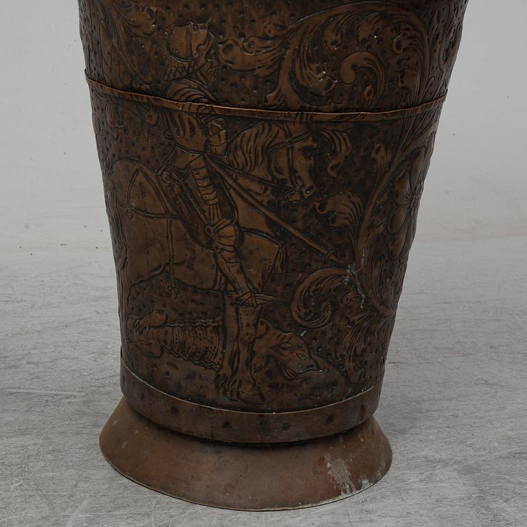PARAPLYSTÄLL, koppar, 1800-tal.