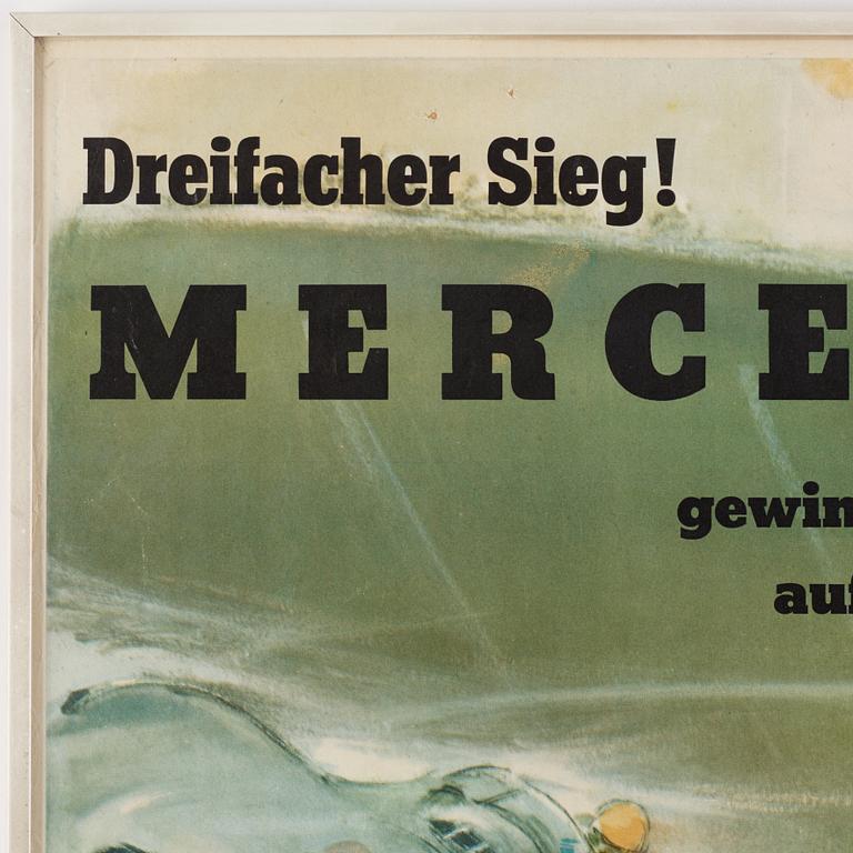 Mercedes-Benz poster 1950s.