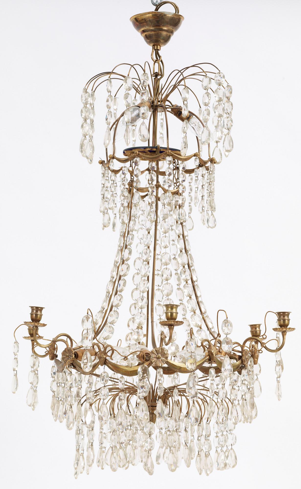 LJUSKRONA, Gustaviansk stil, 1900-tal. H 90.