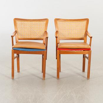 A PAIR OF ARMCHAIRS "EIDERN" DESIGN OLOF PIRA 1980's.