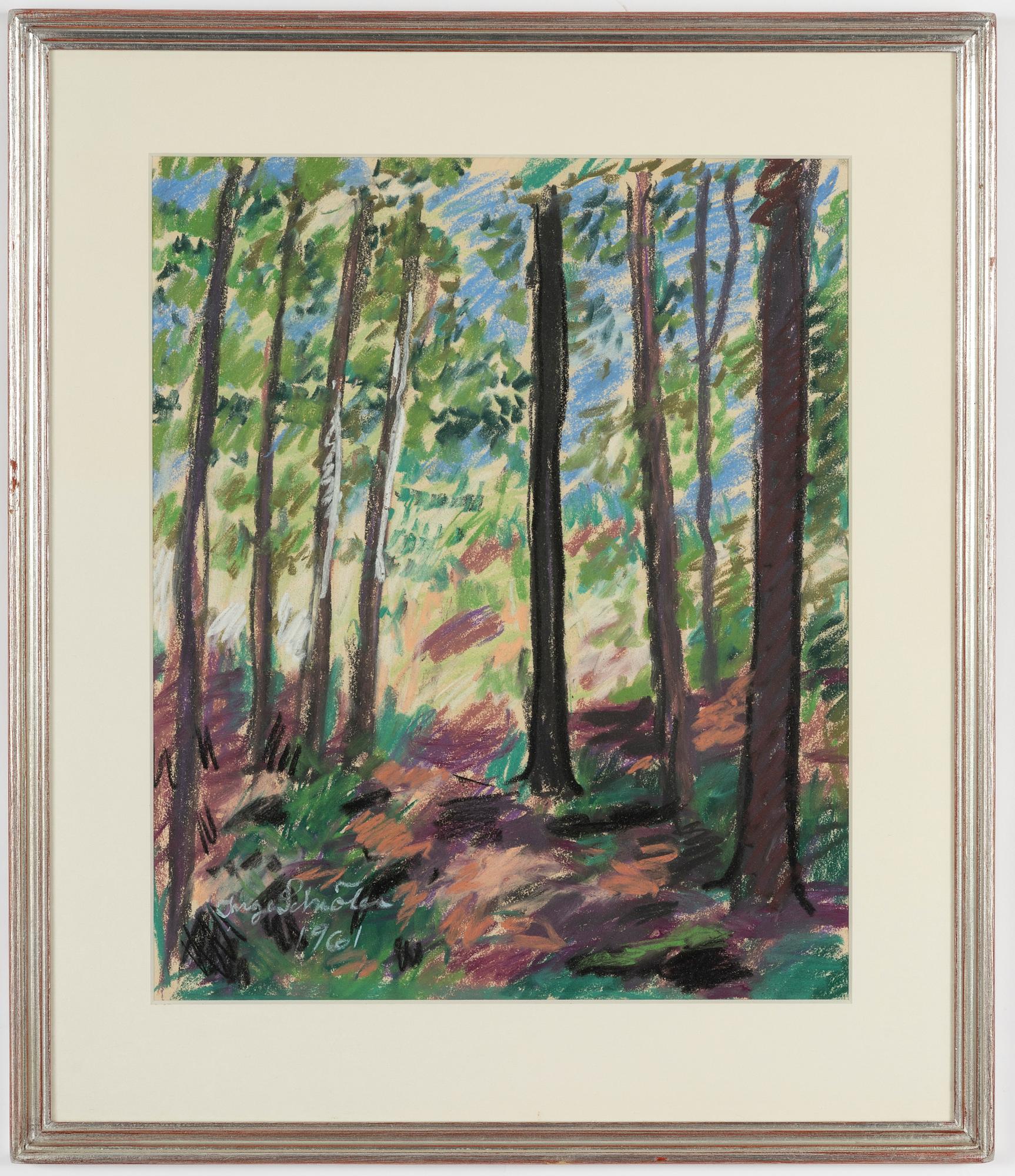 Inge Schiöler, "Motiv från Öddö" (Augusti 1961).