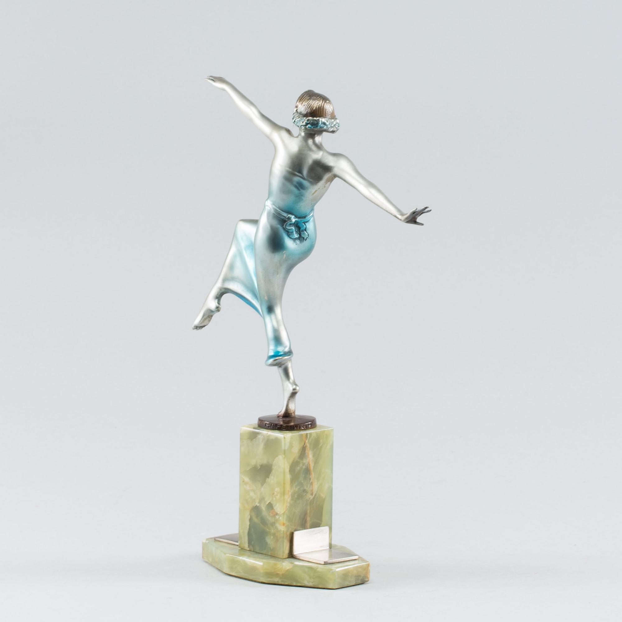 OTTO HAFENRICHTER, Art Deco Bronce sculpture Otto Haffenrichter.