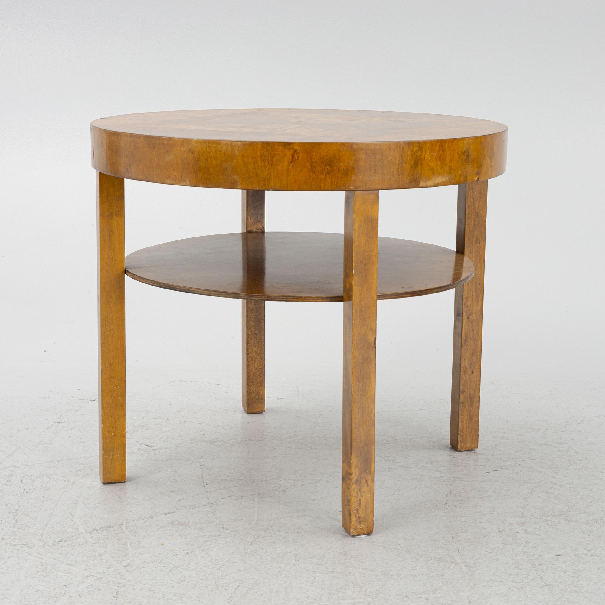 Soffbord, funkis, Velj. Jokinen & Lindqvist Oy, Finland, 1930-tal.