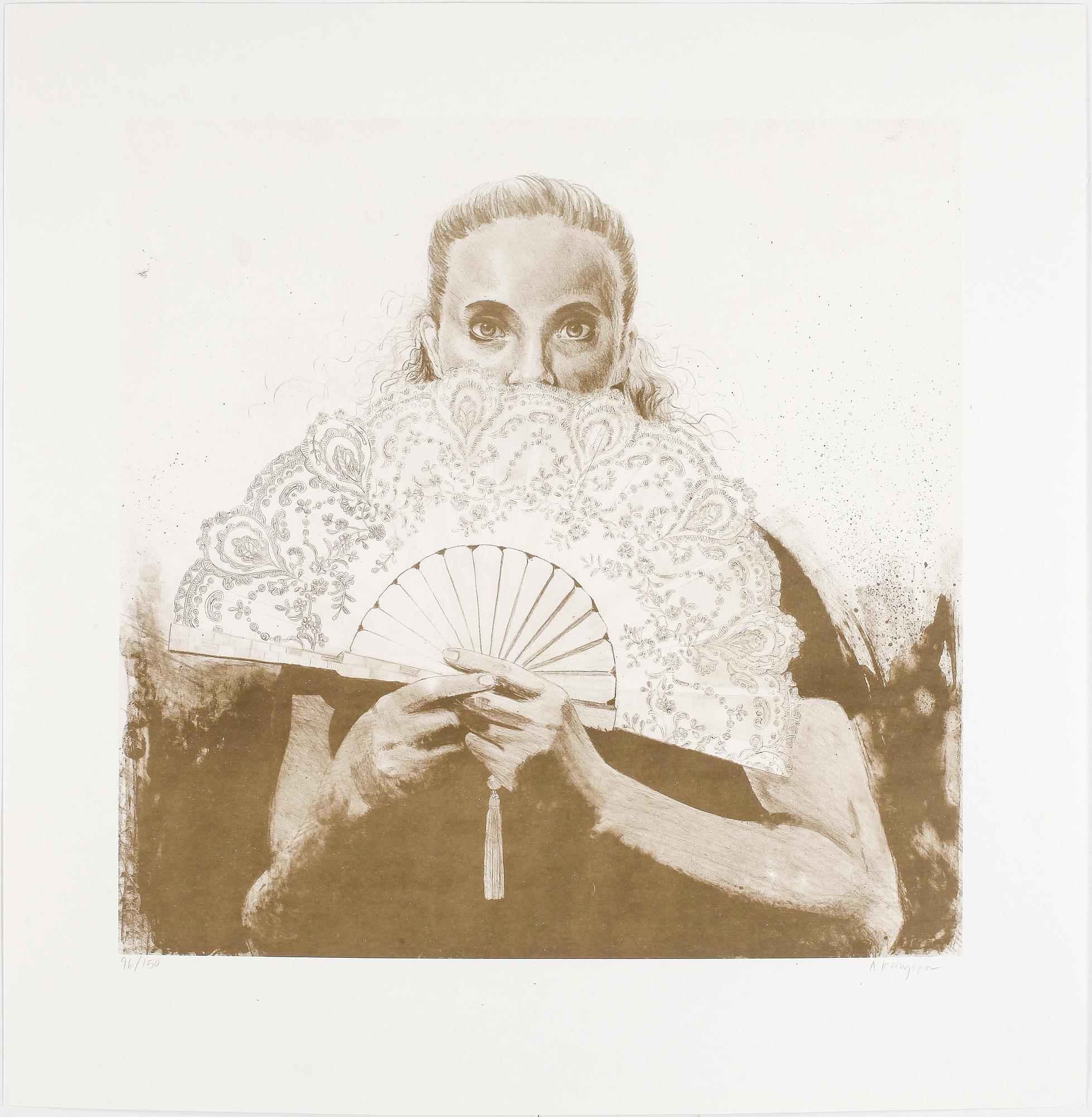 ALEXANDER KLINGSPOR, färglitografi, signerad, numrerad 96/150.