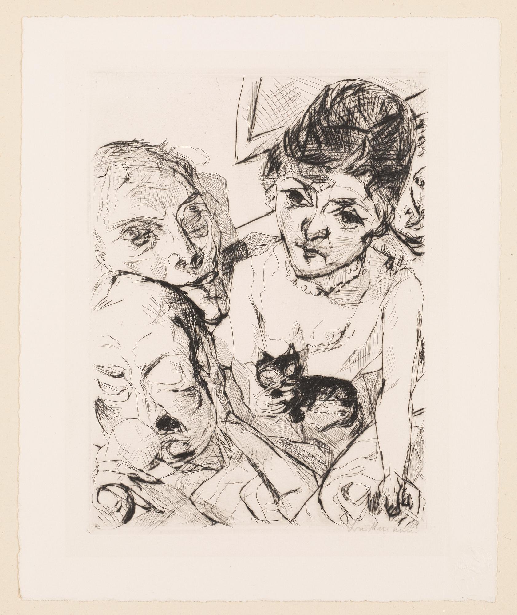 Max Beckmann, "Gesichter".