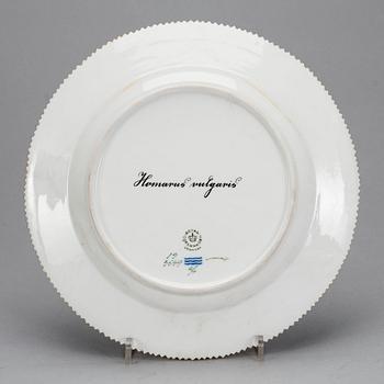 A DISH, porcelain "Flora Danica", Royal Copenhagen 1962.