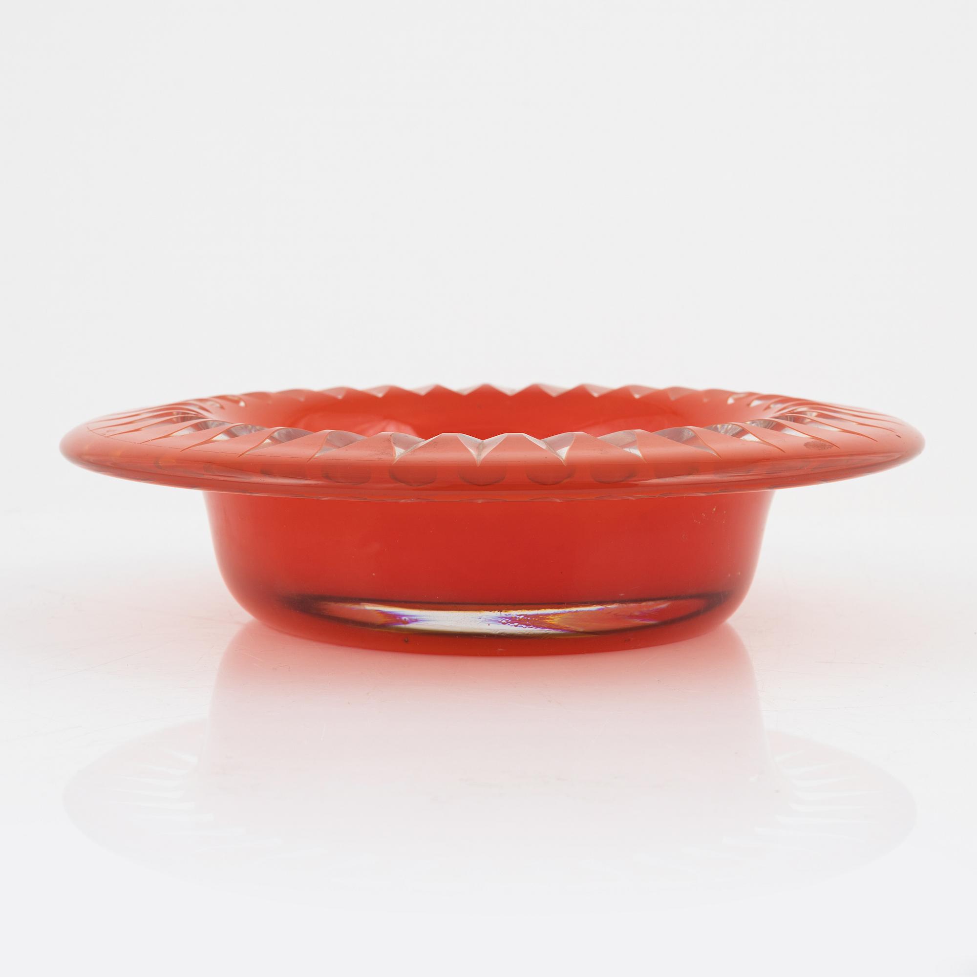 Sigurd Persson, a glass bowl, Kosta.