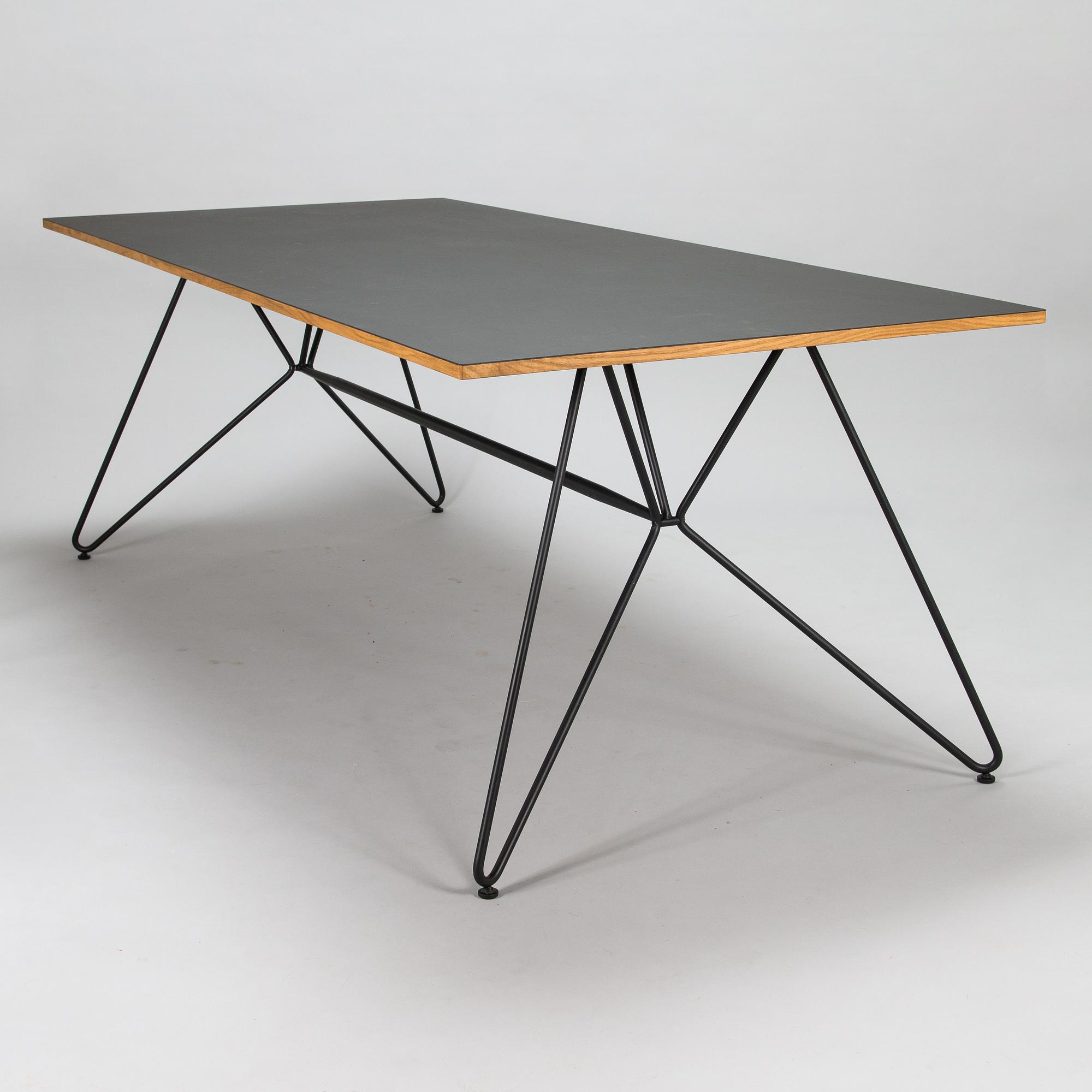 Henrik Pedersen, dining table 'Sketch' for Houe Karim Rashid, eight 'Ottawa' chairs for BoConcept.