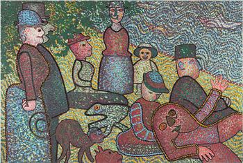 Enrico Baj, ”D'apres La Grande Jatte”.