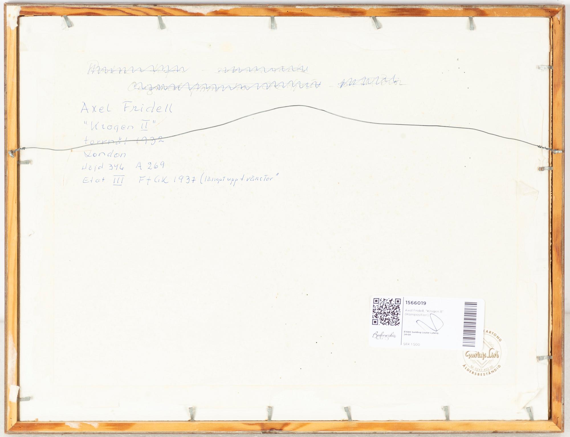 Axel Fridell, "Krogen II" (Komposition).