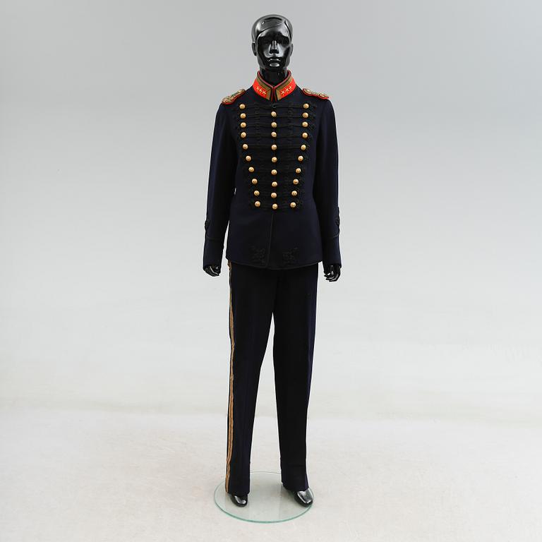UNIFORM, m/1872, för artilleriöverste vid A6, Jönköping.
