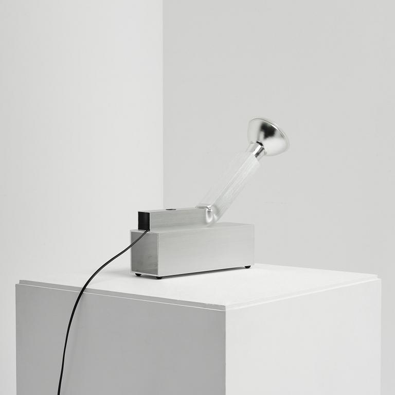 David Taylor, a unique table lamp, "Aluminium Table Lamp #3", Studio Mellösaverken, Sweden, 2025.